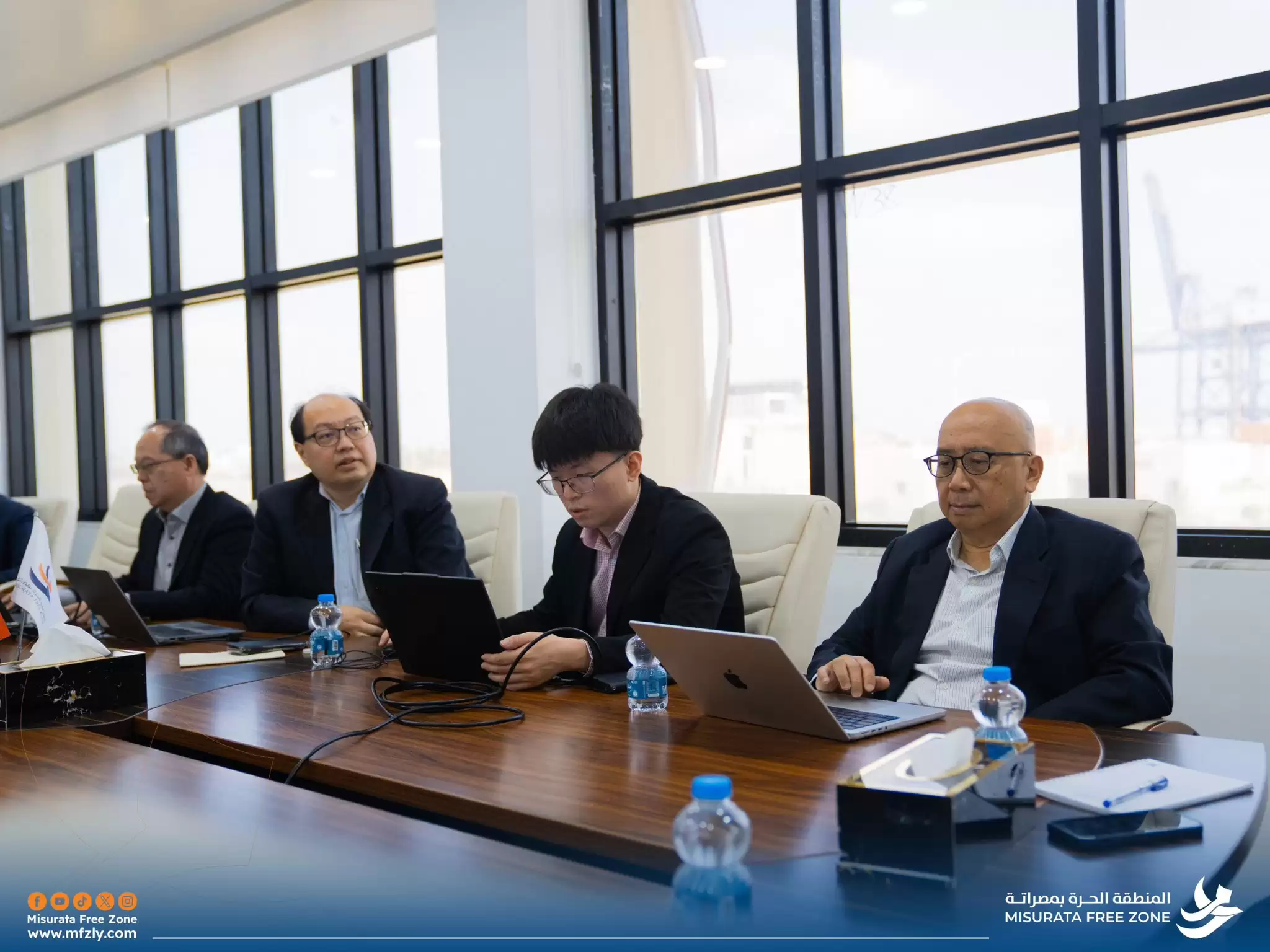 Misurata Free Zone Meets with Surbana Jurong on Master Plan Development and Port Expansion